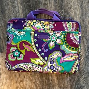 Vera Bradley Multicolor Floral Laptop Bag